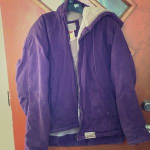 Carhart: size 14-16 but runs big.